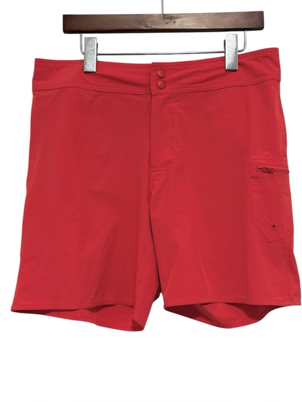 L.L bean Women's Watersport SunSmart Board Shorts 7" Coral Red Size 10